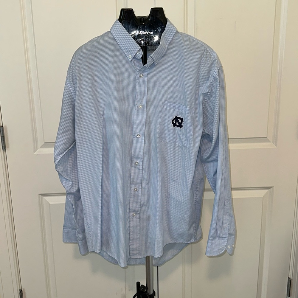 UNC Button-Up Long-Sleeve Athletic Dress Shirt